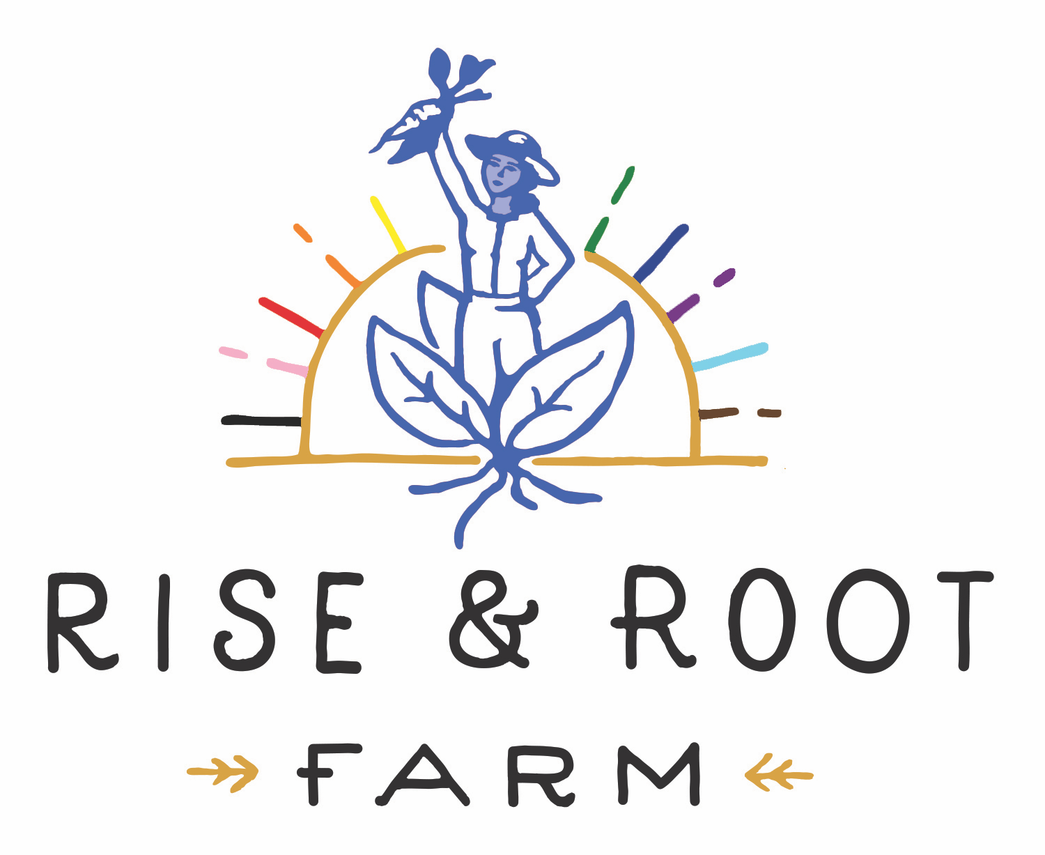 Rise & Root Farm logo